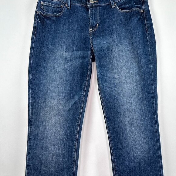 Levi's San Francisco | Demi Curve Straight Leg Jeans | Mid-Rise Denim Size 12/31 - Picture 4 of 16